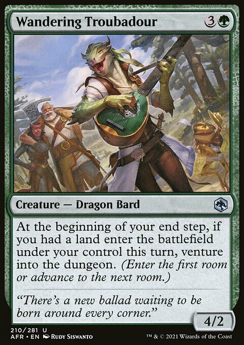 Wandering Troubadour [Dungeons & Dragons: Adventures in the Forgotten Realms]