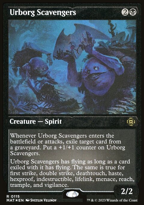 Urborg Scavengers (Foil Etched) [March of the Machine: The Aftermath]
