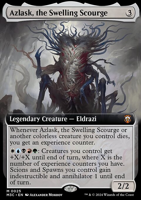 Azlask, the Swelling Scourge (Extended Art) [Modern Horizons 3 Commander]