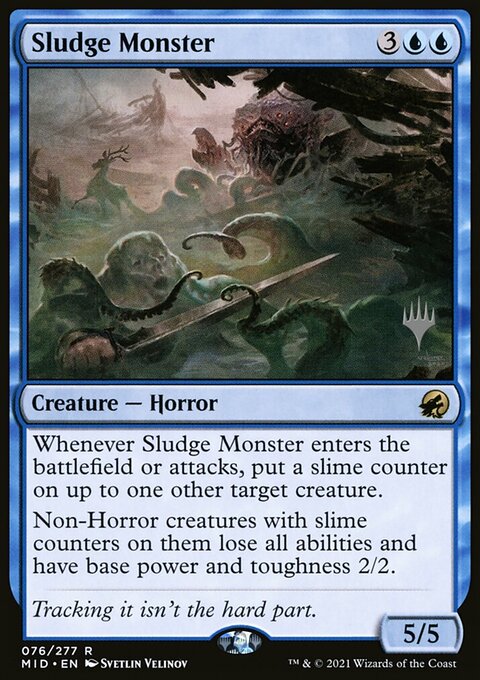 Sludge Monster (Promo Pack) [Innistrad: Midnight Hunt Promos]