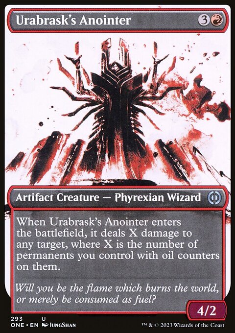 Urabrask's Anointer (Showcase Ichor) [Phyrexia: All Will Be One]