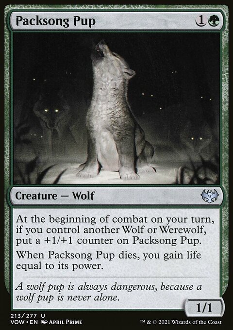 Packsong Pup [Innistrad: Crimson Vow]