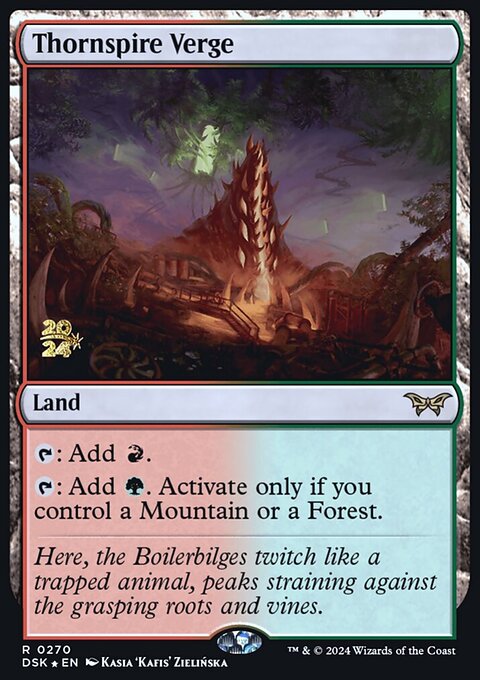 Thornspire Verge [Duskmourn: House of Horror Prerelease Promos]