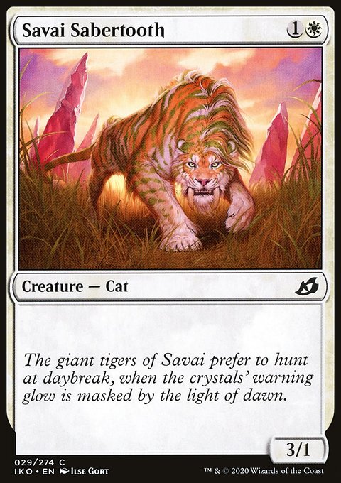 Savai Sabertooth [Ikoria: Lair of Behemoths]