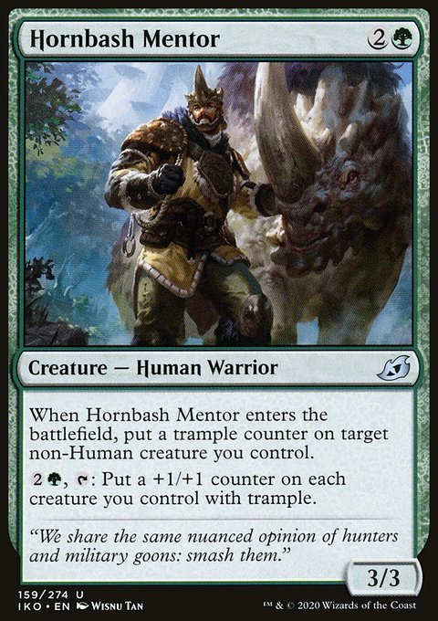 Hornbash Mentor [Ikoria: Lair of Behemoths]
