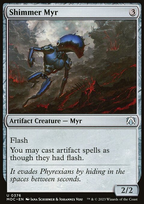 Shimmer Myr [March of the Machine Commander]
