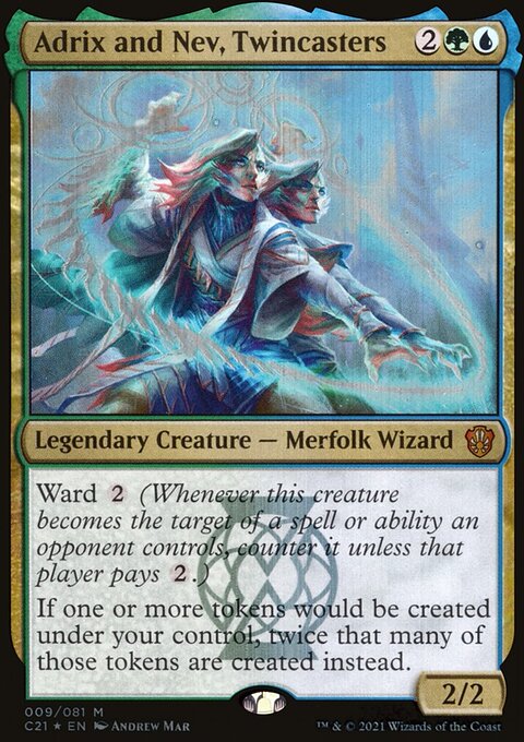 Adrix and Nev, Twincasters (Display Commander) [Commander 2021]