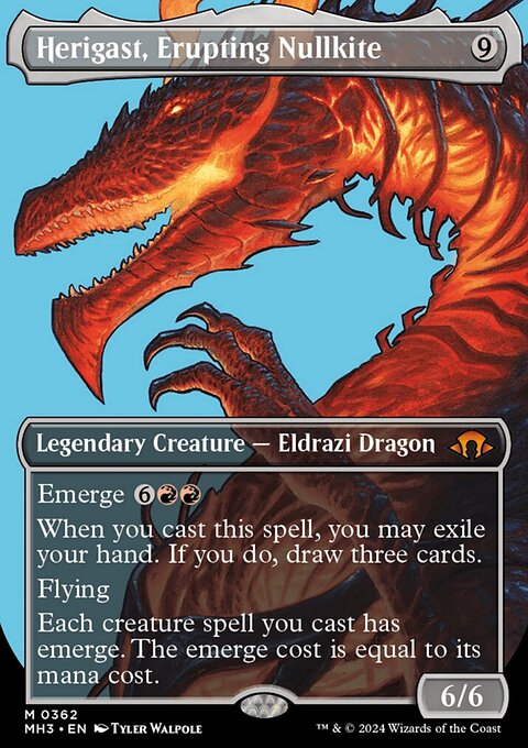 Herigast, Erupting Nullkite (Borderless) [Modern Horizons 3]