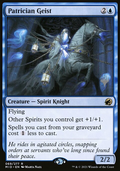 Patrician Geist (Promo Pack) [Innistrad: Midnight Hunt Promos]