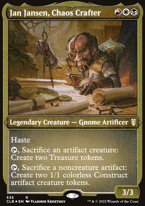 Jan Jansen, Chaos Crafter (Foil Etched) [Commander Legends: Battle for Baldur's Gate]