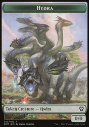 Snake // Hydra Double-Sided Token [Dominaria United Commander Tokens]