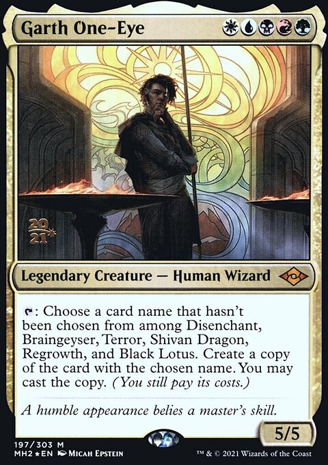 Garth One-Eye [Modern Horizons 2 Prerelease Promos]