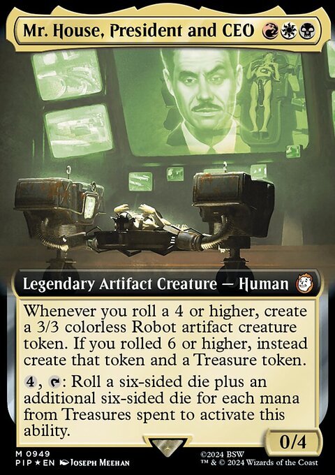 Mr. House, President and CEO (Extended Art) (Surge Foil) [Fallout]