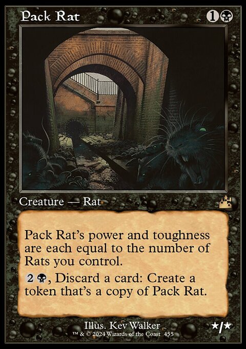 Pack Rat (Retro Frame) [Ravnica Remastered]