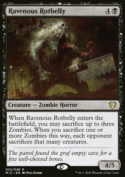 Ravenous Rotbelly [Innistrad: Midnight Hunt Commander]