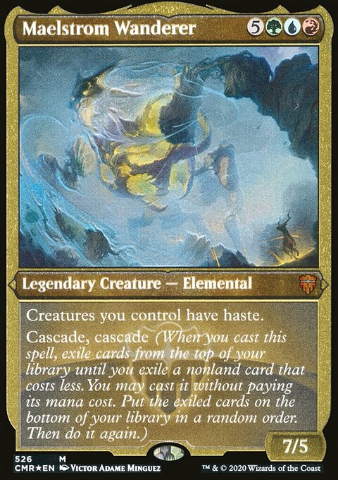 Maelstrom Wanderer (Etched) [Commander Legends]