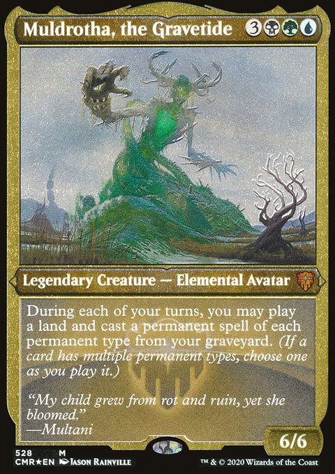 Muldrotha, the Gravetide (Etched) [Commander Legends]