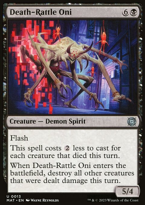 Death-Rattle Oni [March of the Machine: The Aftermath]