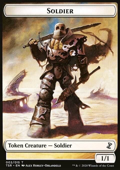 Soldier Token [Time Spiral Remastered Tokens]