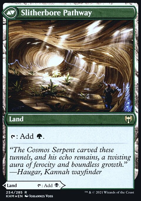 Darkbore Pathway // Slitherbore Pathway [Kaldheim Prerelease Promos]