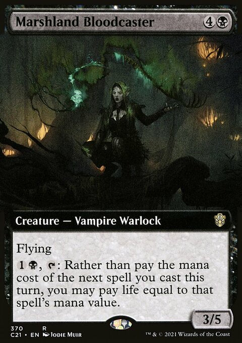 Marshland Bloodcaster (Extended Art) [Commander 2021]