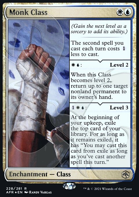 Monk Class (Ampersand Promo) [Dungeons & Dragons: Adventures in the Forgotten Realms Promos]