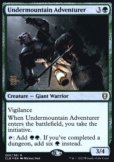 Undermountain Adventurer [Commander Legends: Battle for Baldur's Gate Prerelease Promos]