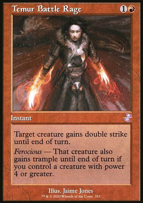 Temur Battle Rage (Timeshifted) [Time Spiral Remastered]