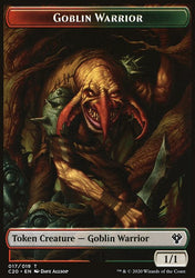 Drake // Goblin Warrior Double-Sided Token [Commander 2020 Tokens]