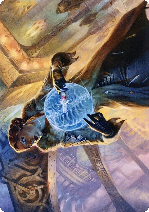 Writ of Return Art Card (Gold-Stamped Signature) [Streets of New Capenna Art Series]