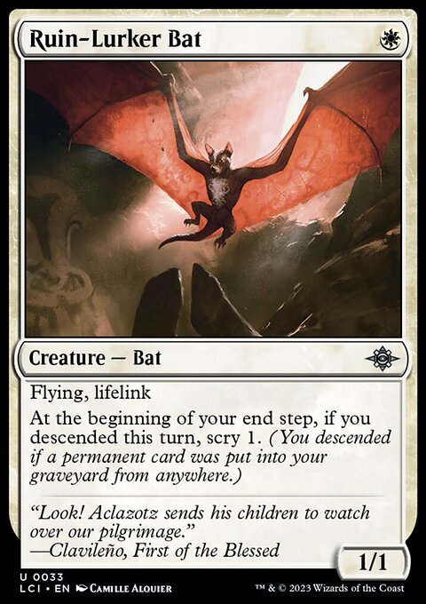 Ruin-Lurker Bat [The Lost Caverns of Ixalan]