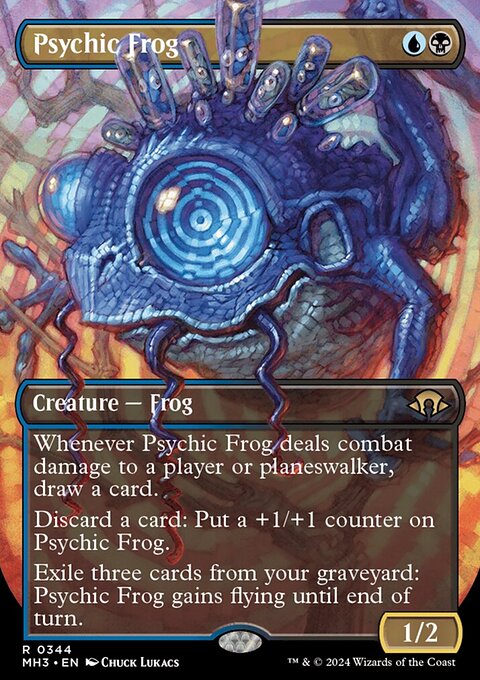 Psychic Frog (Borderless) [Modern Horizons 3]