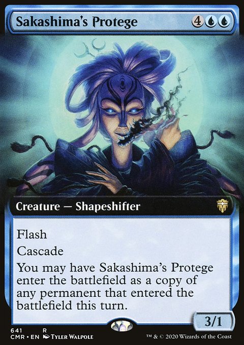 Sakashima's Protege (Extended Art) [Commander Legends]