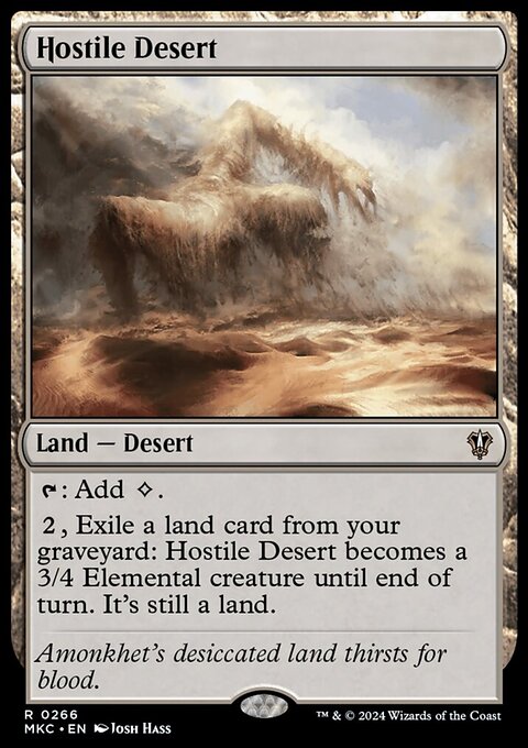 Hostile Desert [Murders at Karlov Manor Commander]