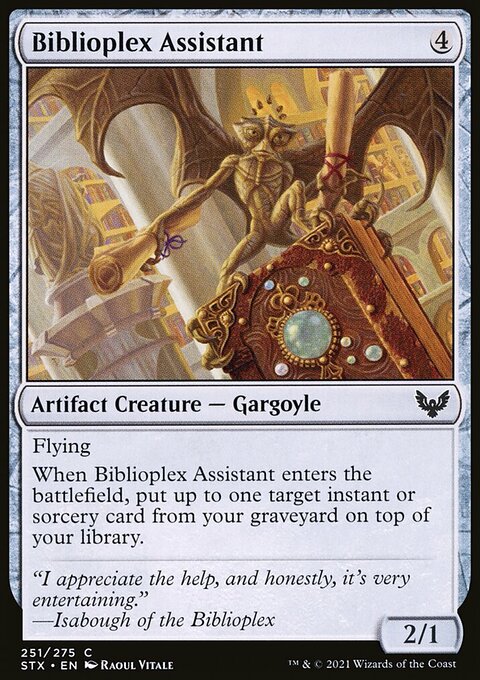 Biblioplex Assistant [Strixhaven: School of Mages]