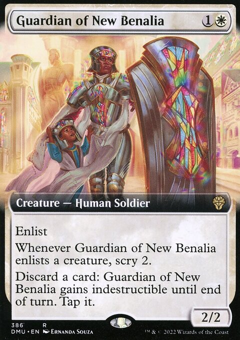Guardian of New Benalia (Extended Art) [Dominaria United]