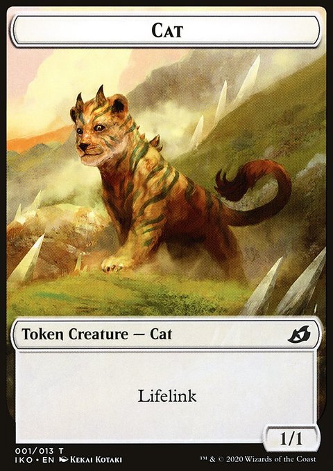 Cat Token [Ikoria: Lair of Behemoths Tokens]