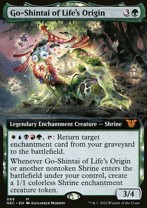 Go-Shintai of Life's Origin (Extended Art) [Kamigawa: Neon Dynasty Commander]