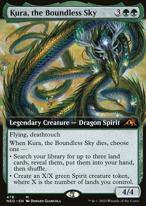 Kura, the Boundless Sky (Extended Art) [Kamigawa: Neon Dynasty]