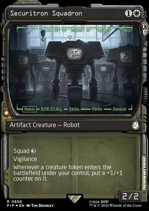 Securitron Squadron (Showcase) (Surge Foil) [Fallout]