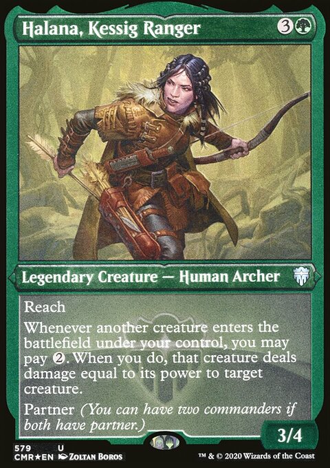 Halana, Kessig Ranger (Foil Etched) [Commander Legends]