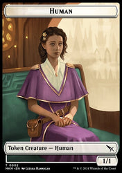 Thopter (0020) // Human Double-Sided Token [Murders at Karlov Manor Tokens]