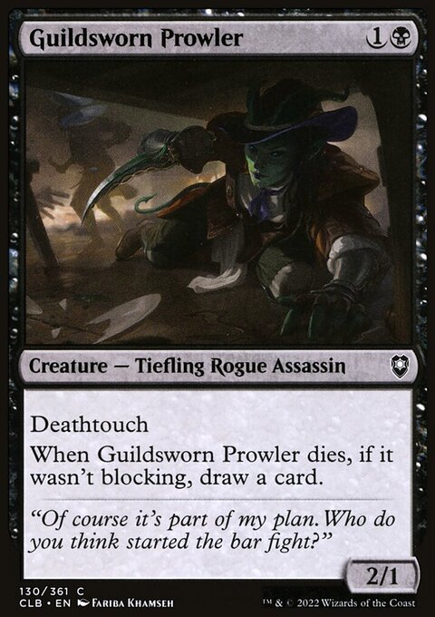 Guildsworn Prowler [Commander Legends: Battle for Baldur's Gate]