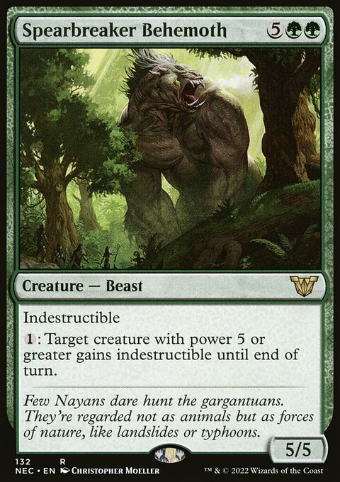 Spearbreaker Behemoth [Kamigawa: Neon Dynasty Commander]