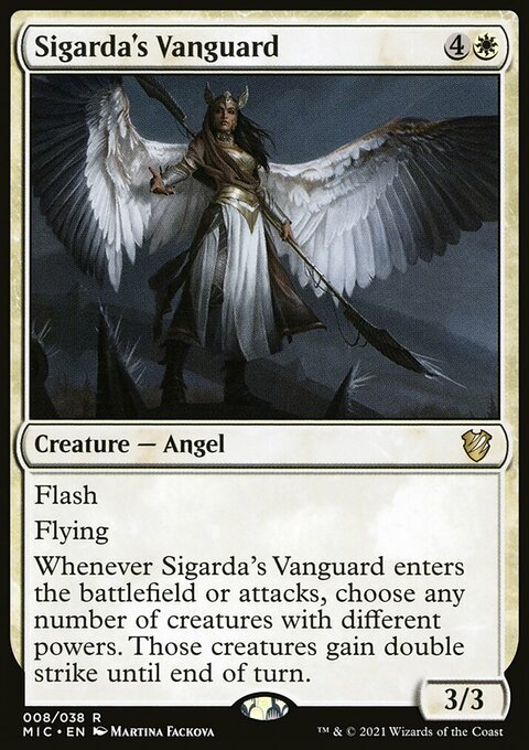 Sigarda's Vanguard [Innistrad: Midnight Hunt Commander]