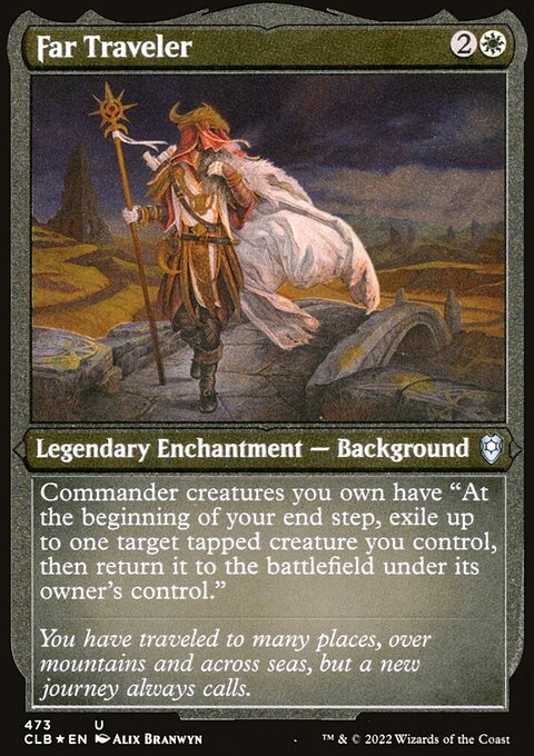 Far Traveler (Foil Etched) [Commander Legends: Battle for Baldur's Gate]