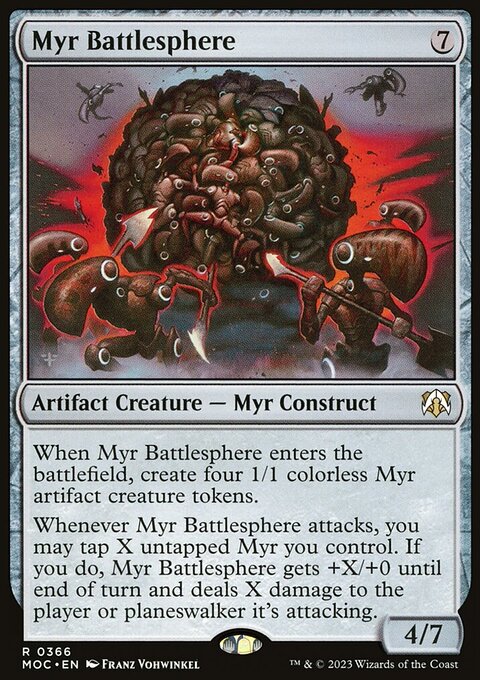 Myr Battlesphere [March of the Machine Commander]