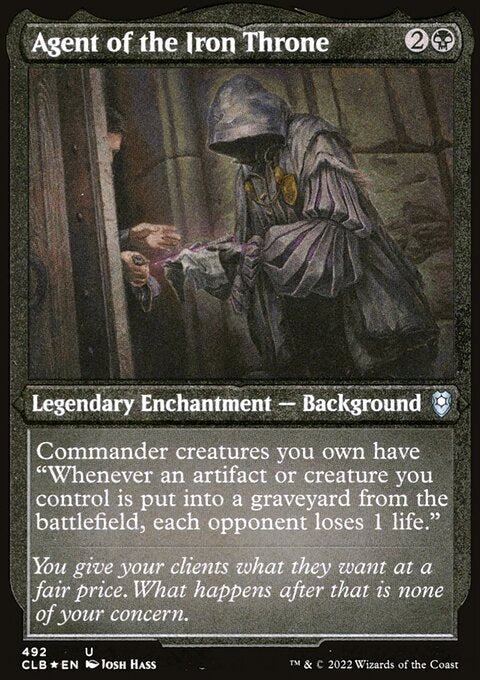 Agent of the Iron Throne (Foil Etched) [Commander Legends: Battle for Baldur's Gate]