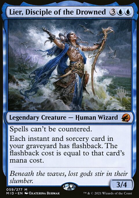 Lier, Disciple of the Drowned (Promo Pack) [Innistrad: Midnight Hunt Promos]