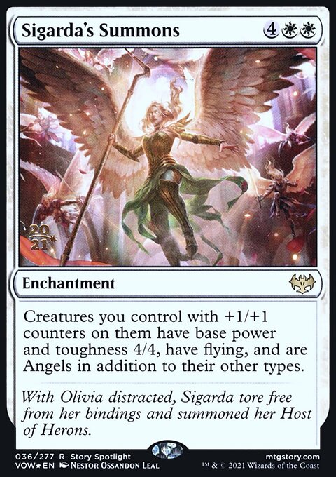 Sigarda's Summons [Innistrad: Crimson Vow Prerelease Promos]